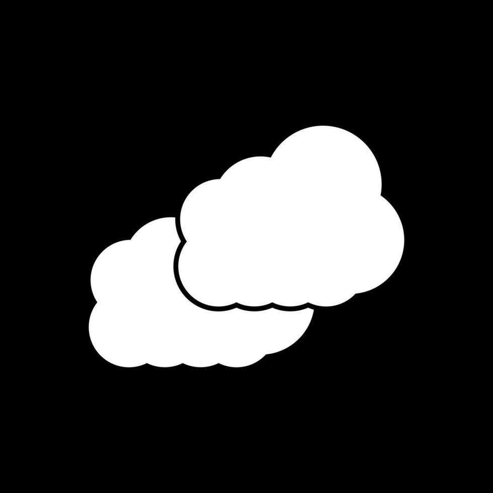 diseño de icono de vector de nube