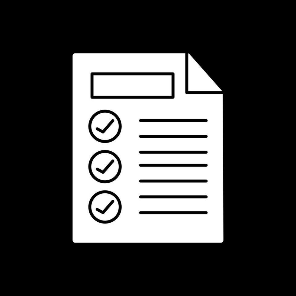 Checklist Vector Icon Design