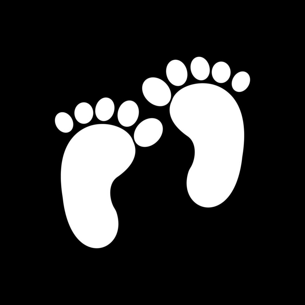 Footprint Vector Icon Design