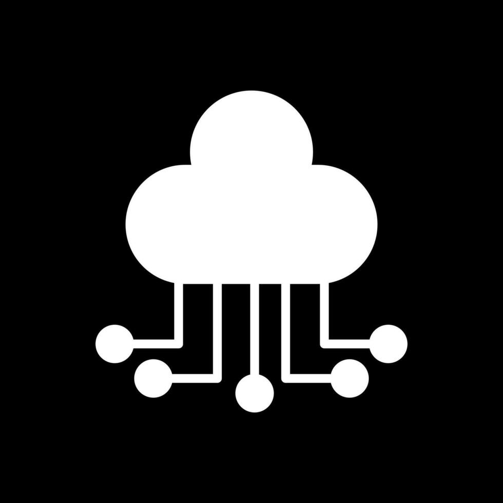 Cloud computing Vector Icon Design