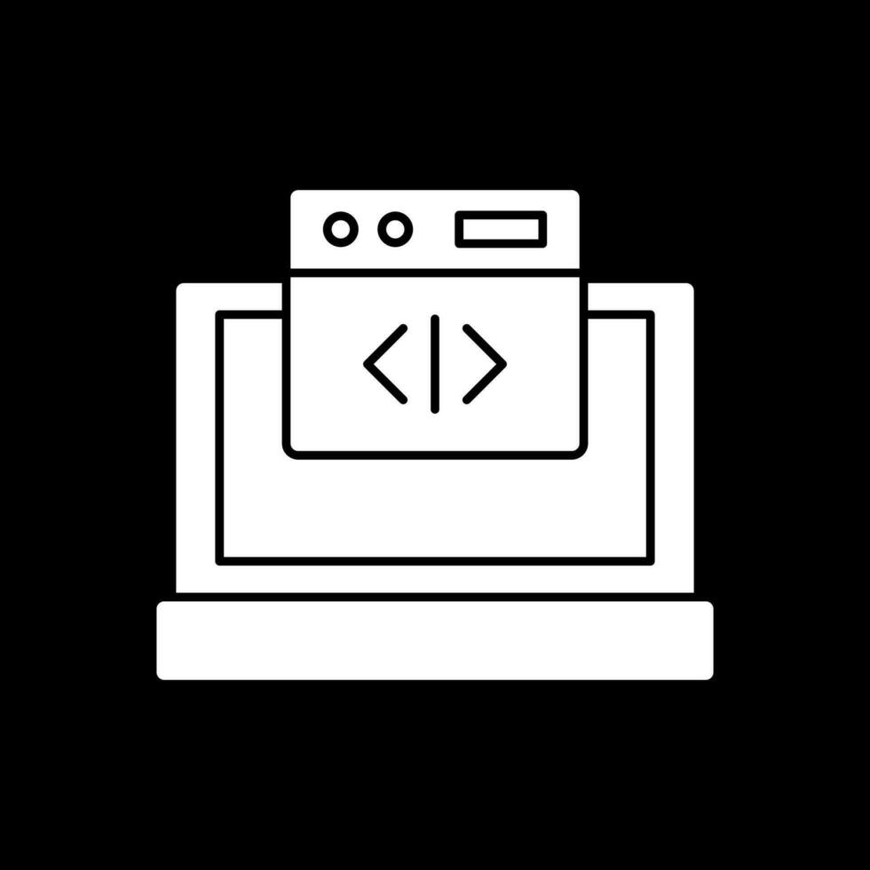 Web coding Vector Icon Design