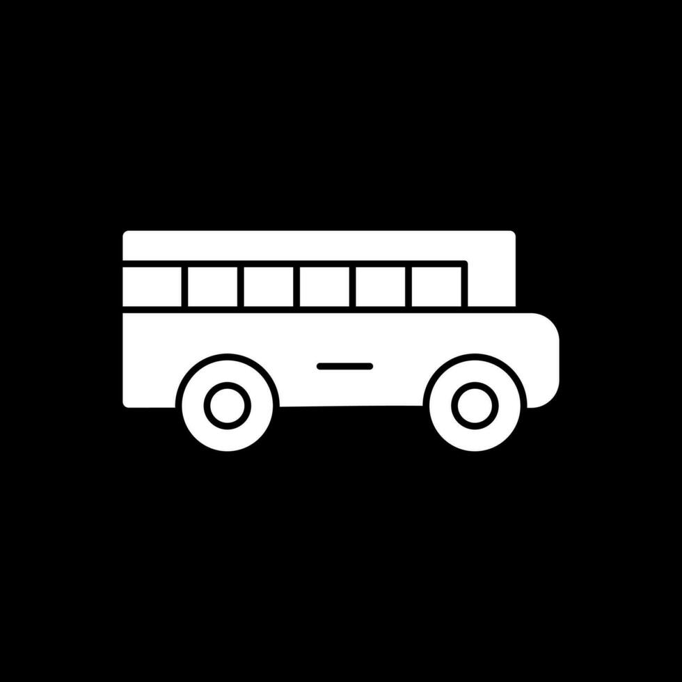 School bus Vector Icon Design