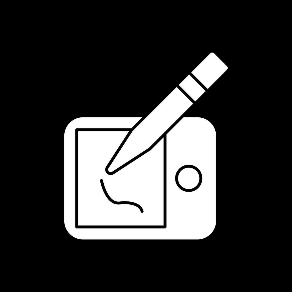 Drawing tablet Vector Icon Design