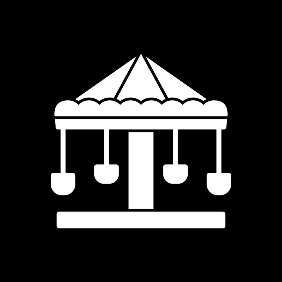 diseño de icono de vector de merry go round