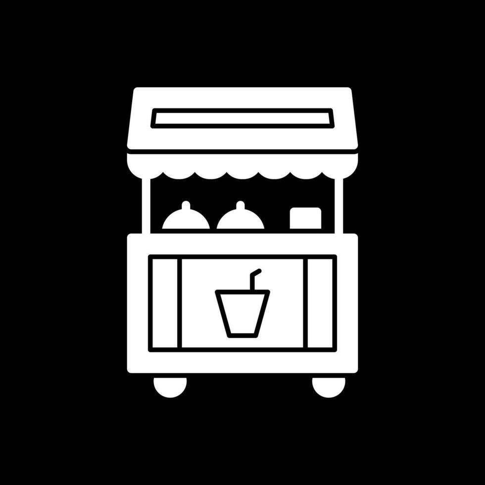 Food stand Vector Icon Design