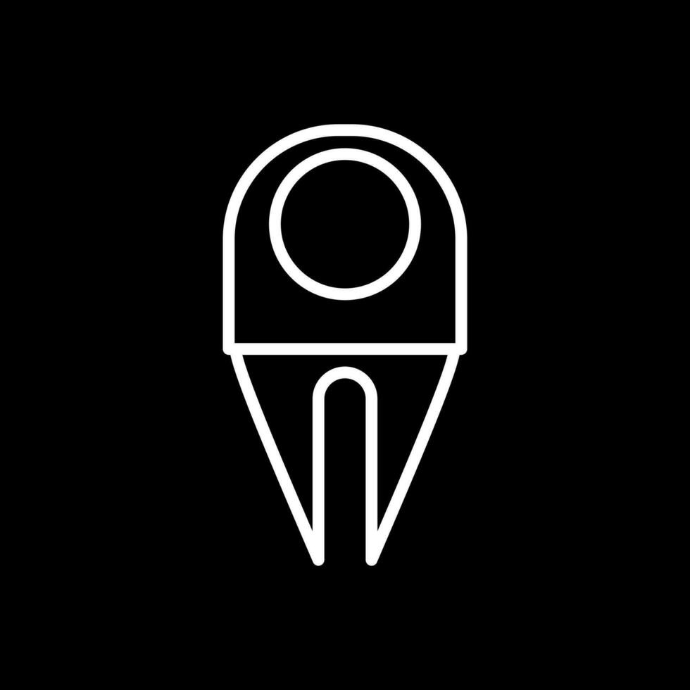 Divot Vector Icon Design
