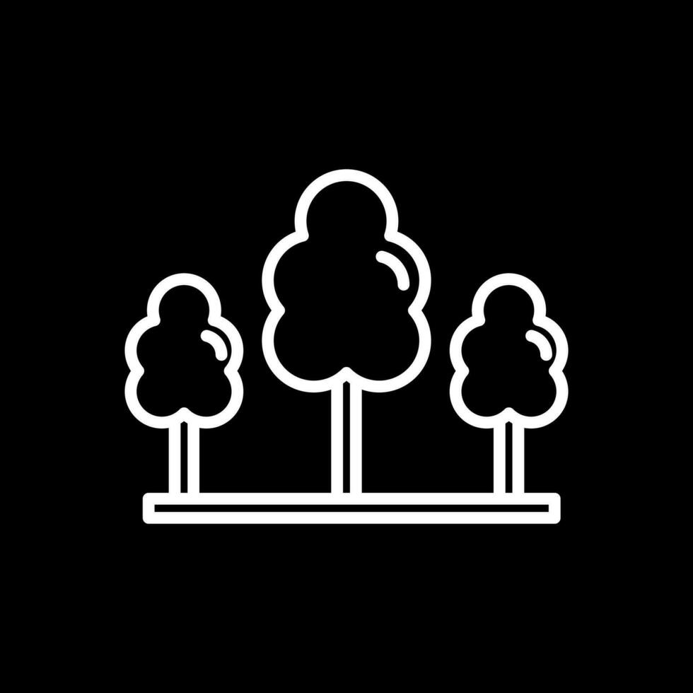 diseño de icono de vector de árbol