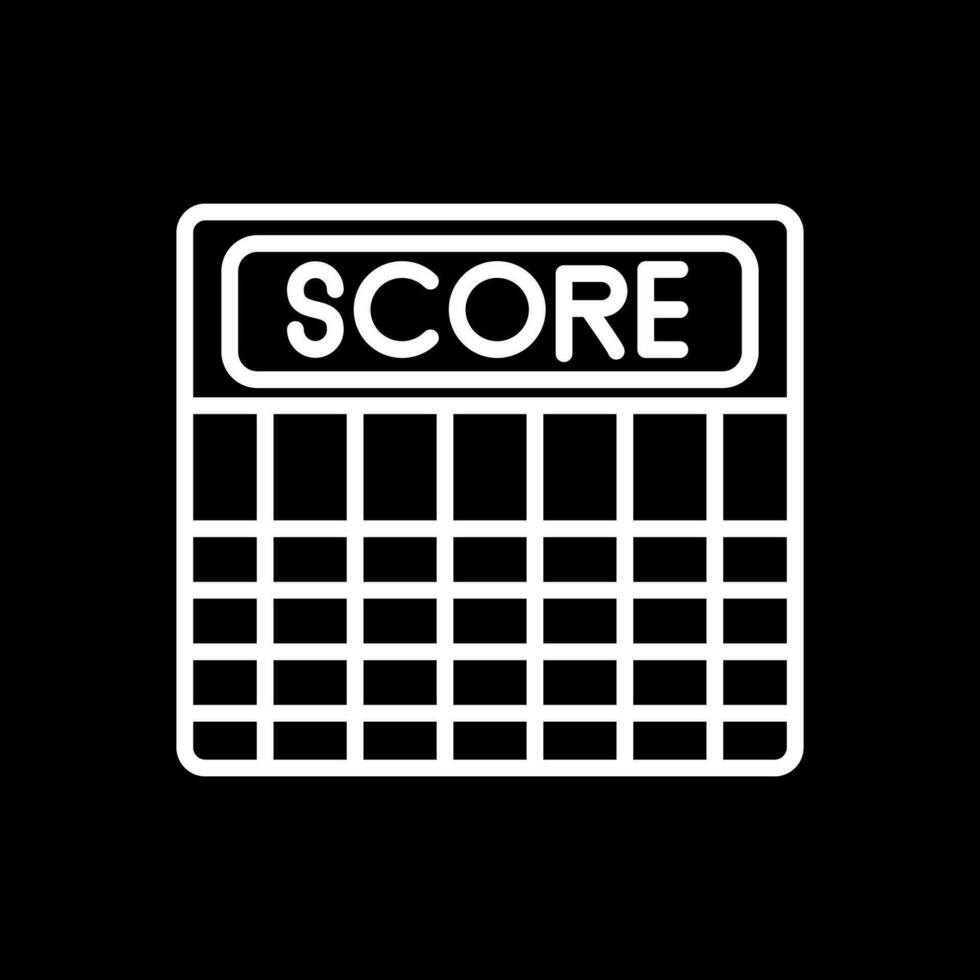 Score Vector Icon Design