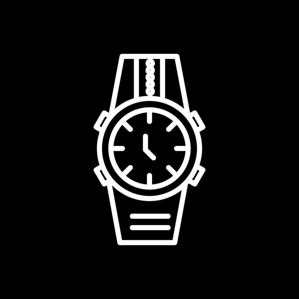 diseño de icono de vector de reloj de pulsera