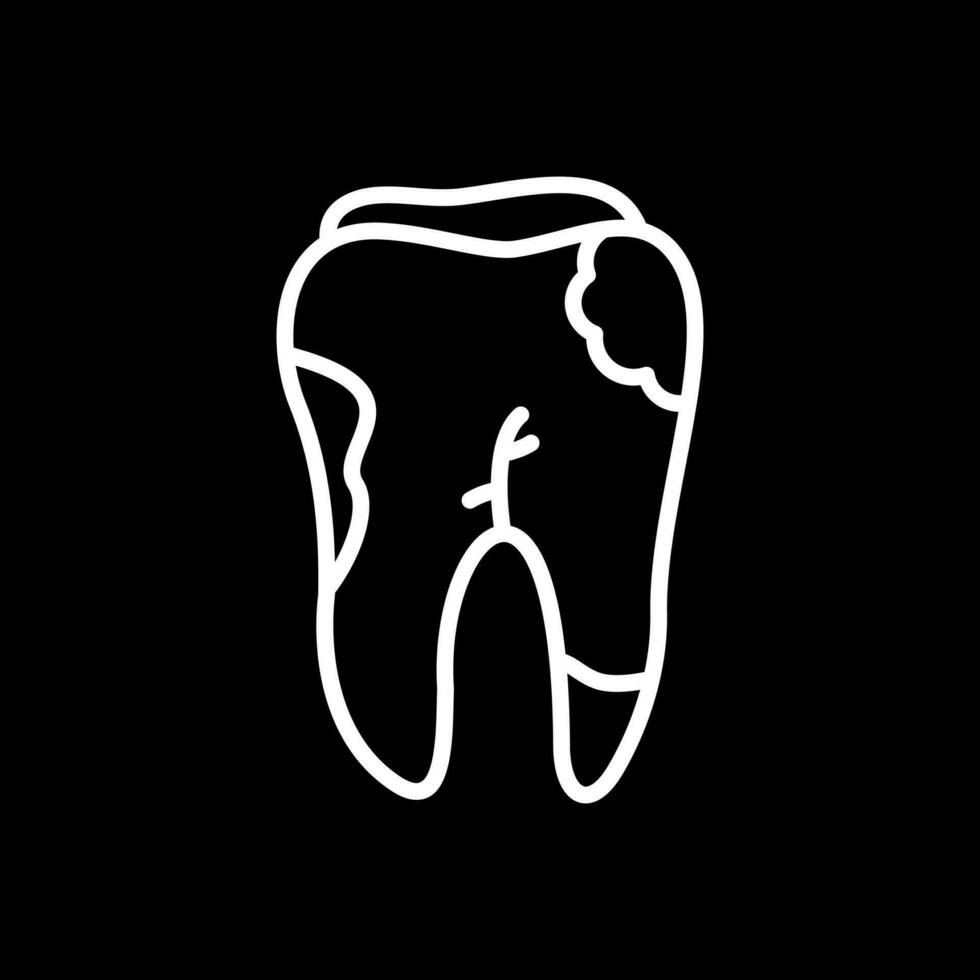 Caries Vector Icon Design