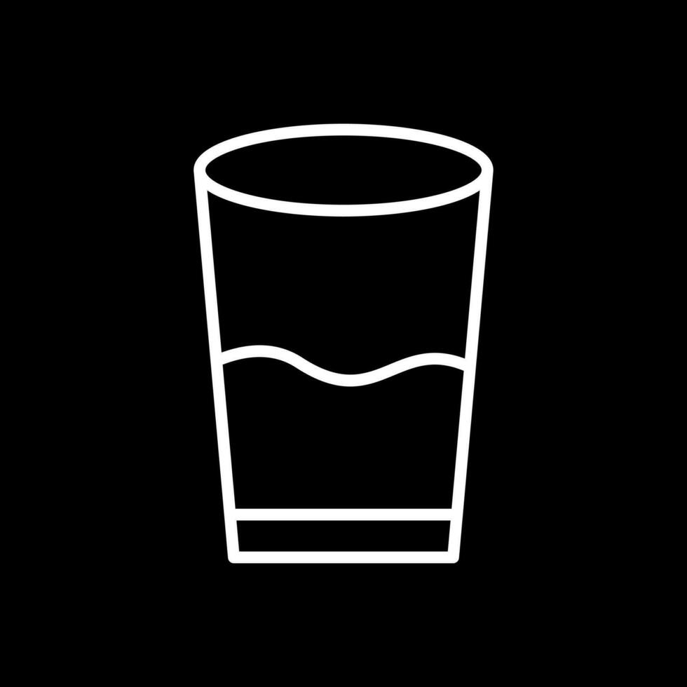 Glass of water Vector Icon Design