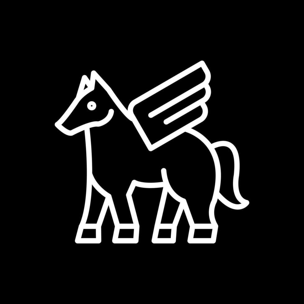 Pegasus Vector Icon Design