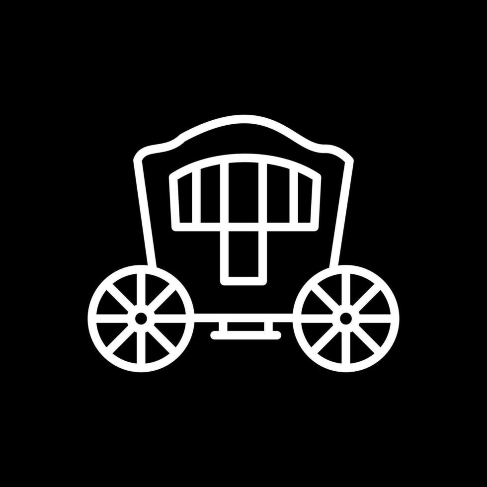 Carriage Vector Icon Design