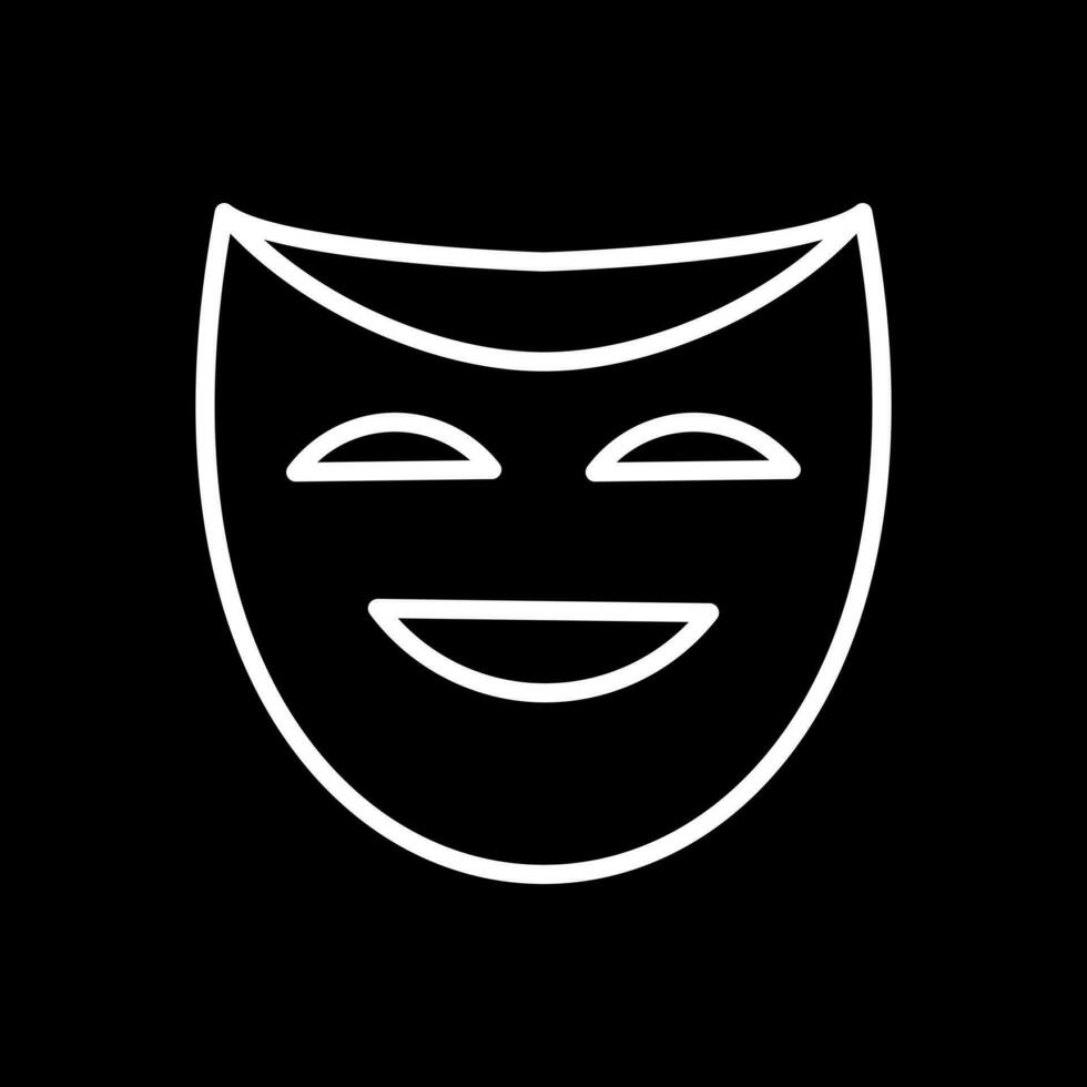 diseño de icono de vector de máscaras de teatro