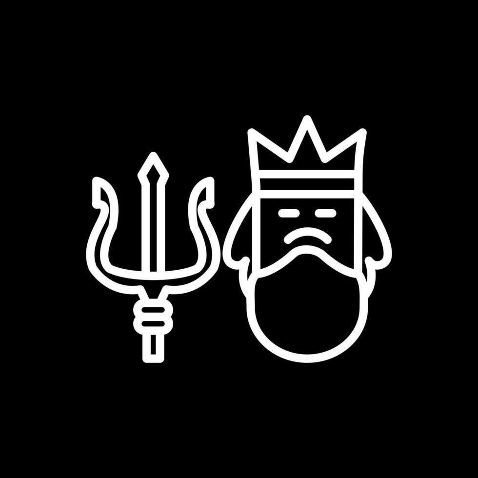 Poseidon Vector Icon Design