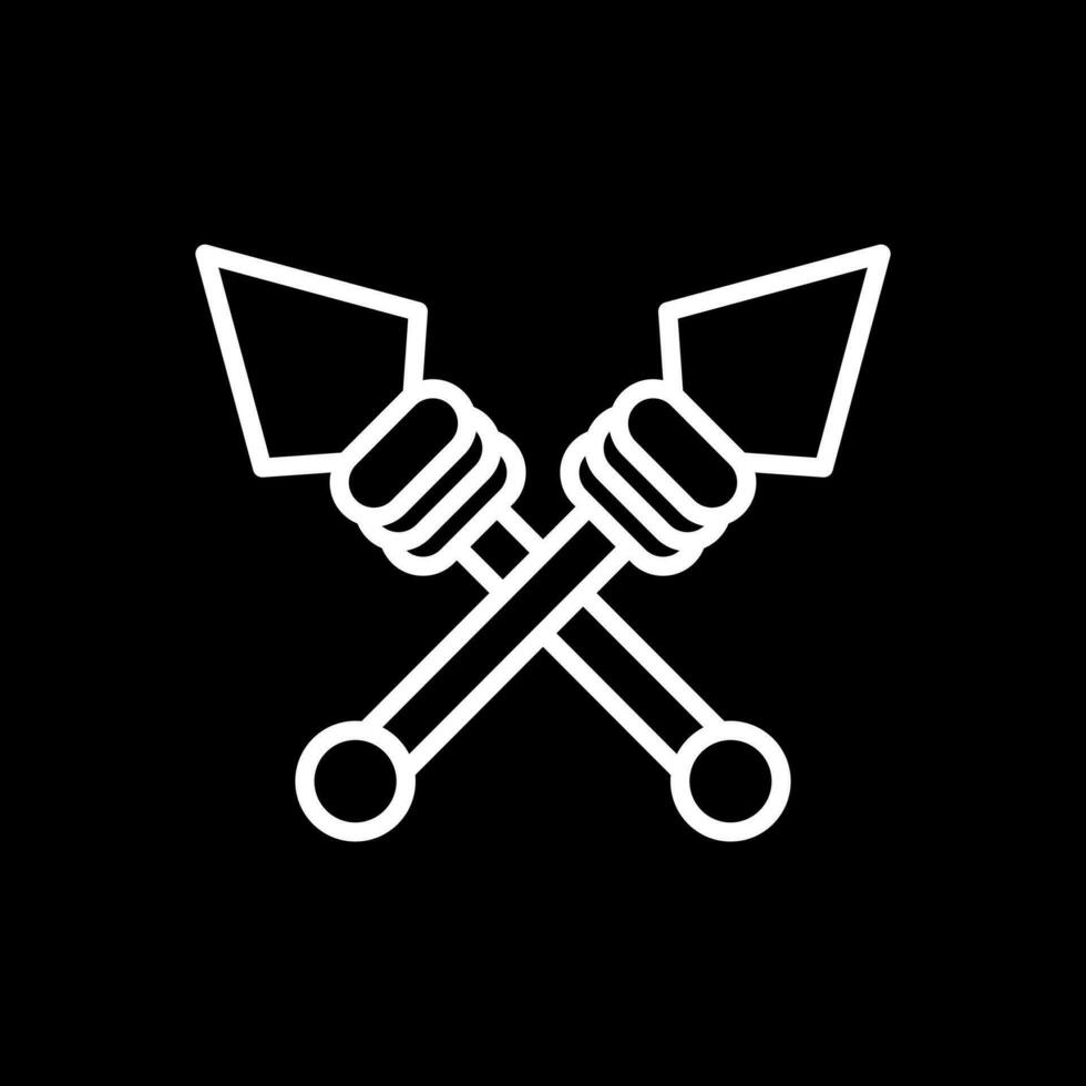 Spear Vector Icon Design