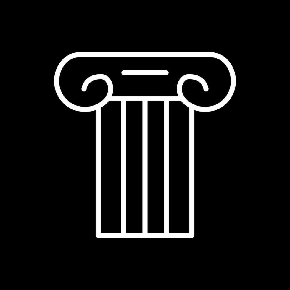 Ancient pillar Vector Icon Design
