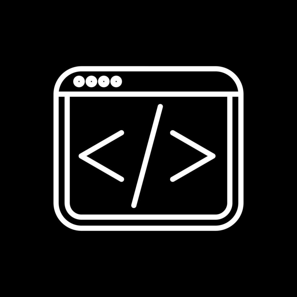 Web coding Vector Icon Design