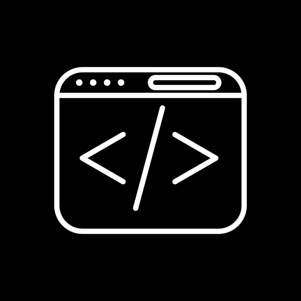 Web coding Vector Icon Design