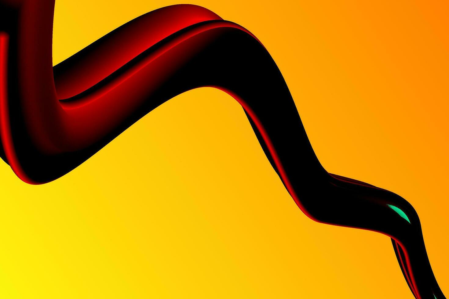 red and yellow paint design vector