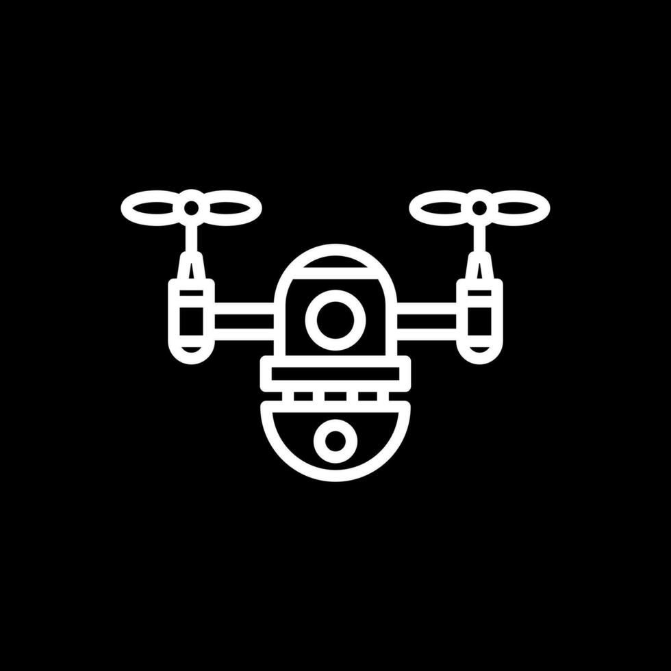 diseño de icono de vector de dron