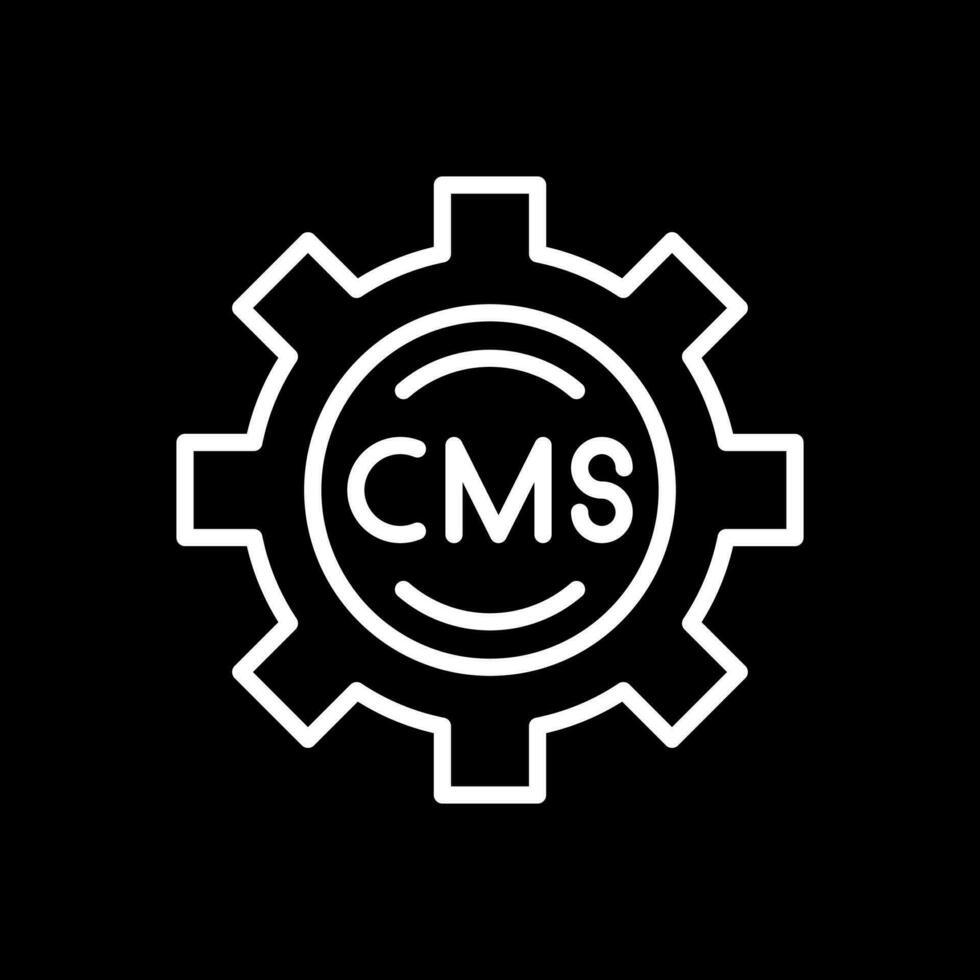 CMS Vector Icon Design