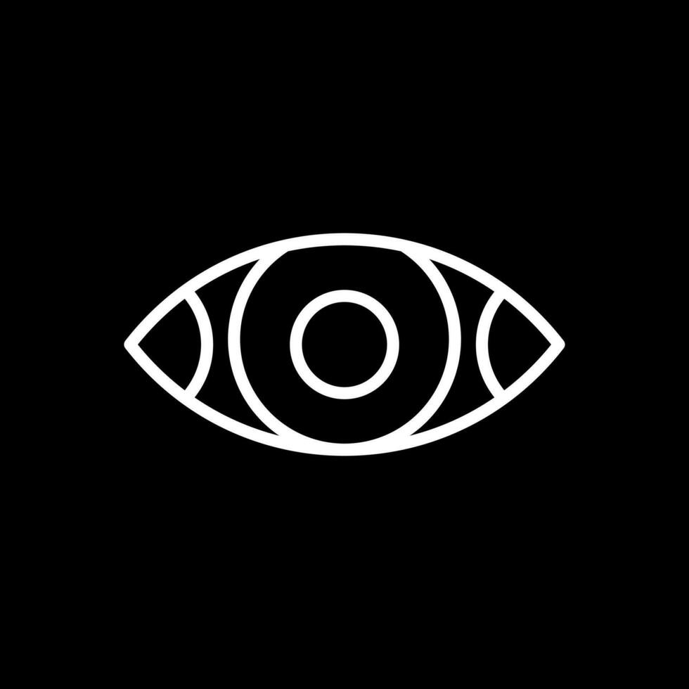 diseño de icono de vector de ojo