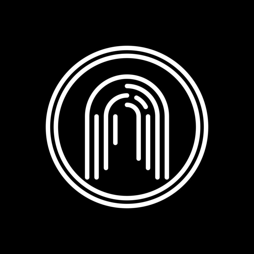 Finger print Vector Icon Design