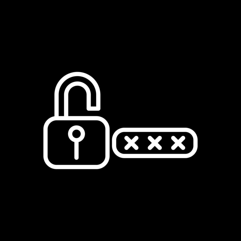 Password Vector Icon Design
