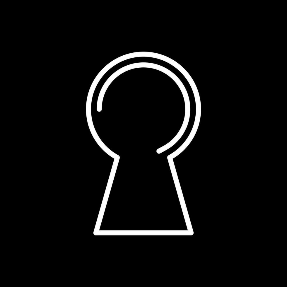 Keyhole Vector Icon Design