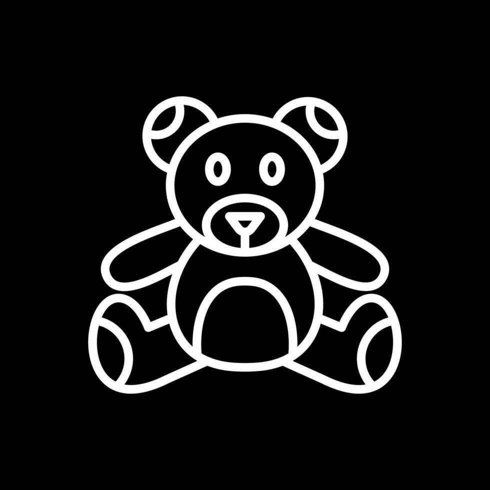 diseño de icono de vector de oso