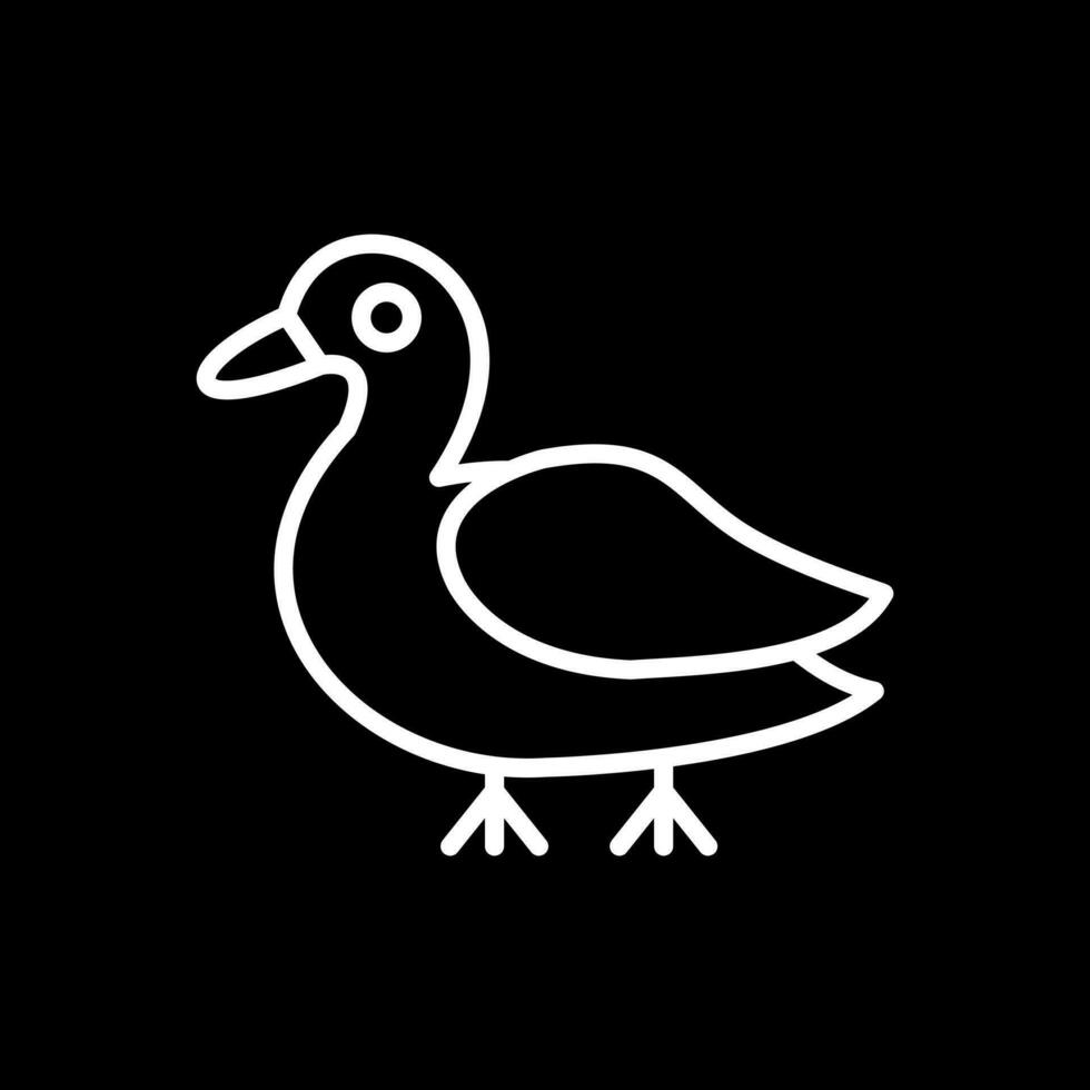 Pato vector icono diseño