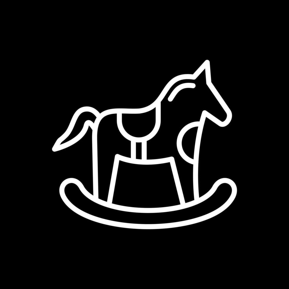 Horse toy Vector Icon Design