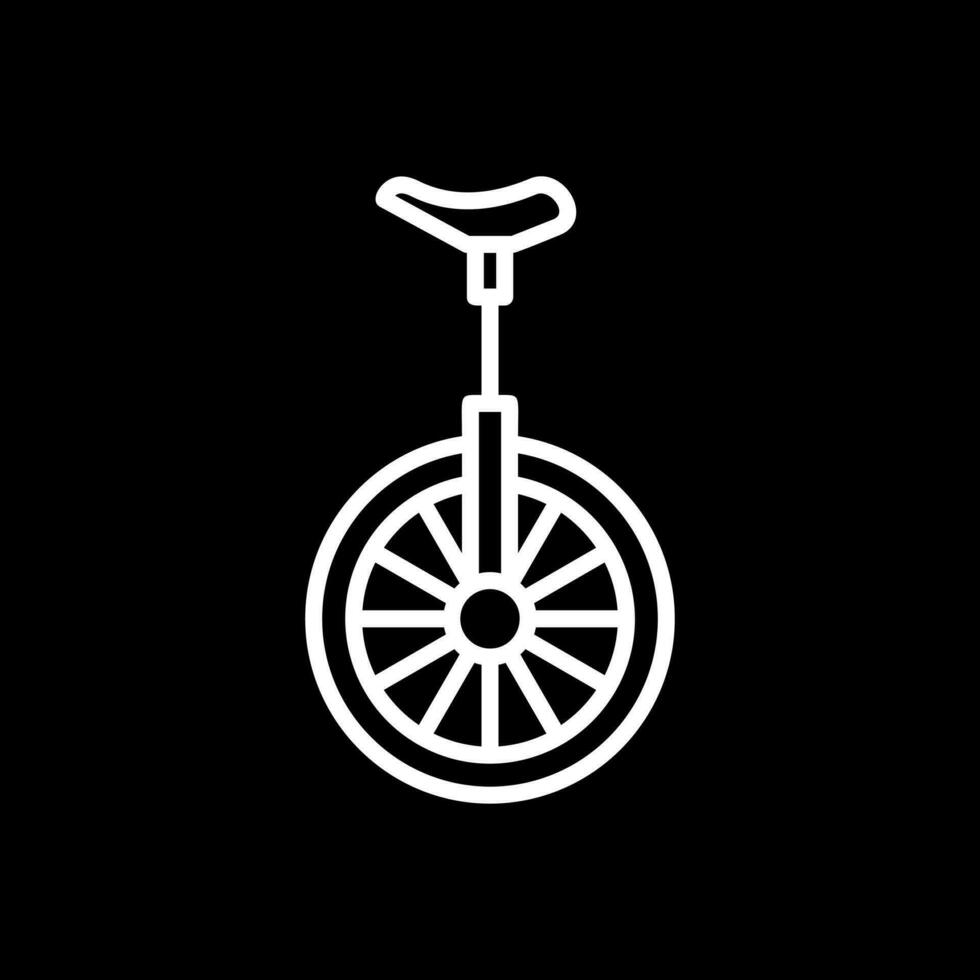 Monocycle Vector Icon Design