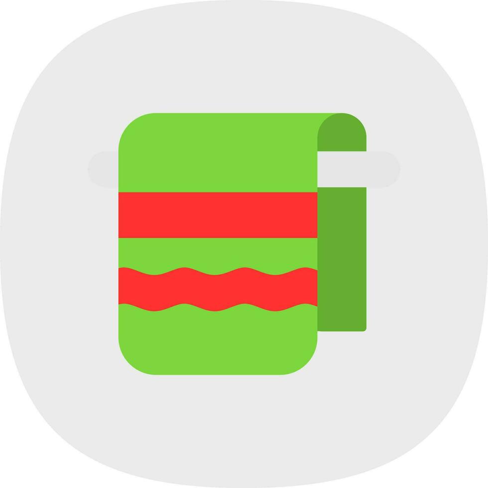 Towel Vector Icon Design