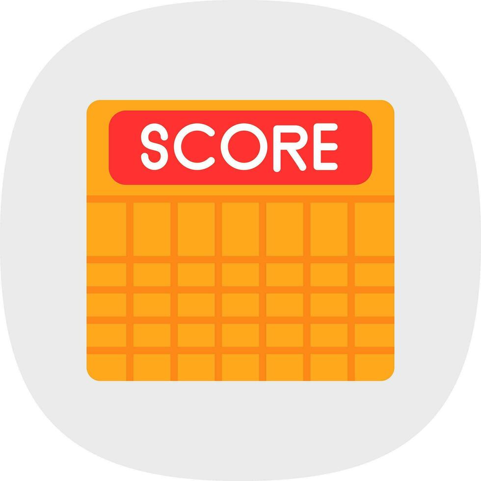 Score Vector Icon Design