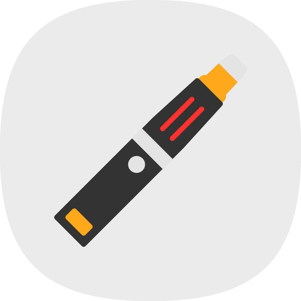 Electronic cigarette Vector Icon Design