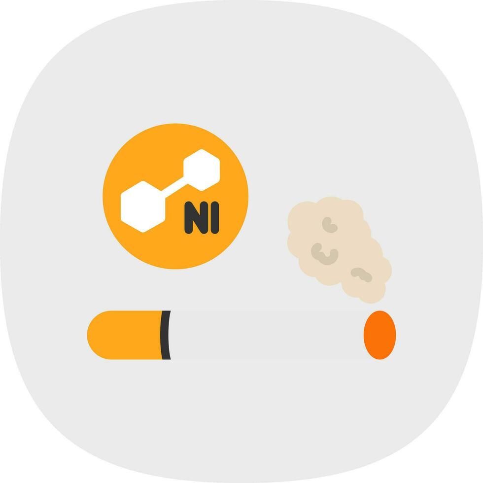 Nicotine Vector Icon Design