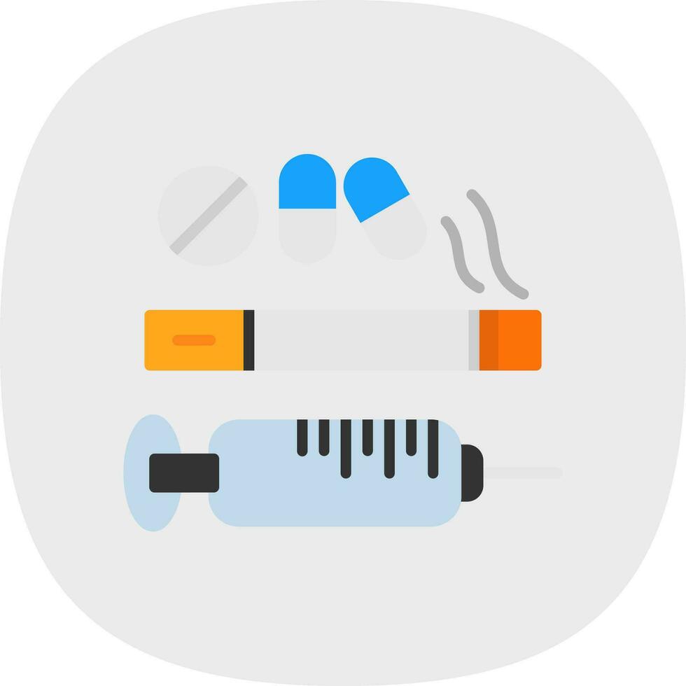 Adiction Vector Icon Design