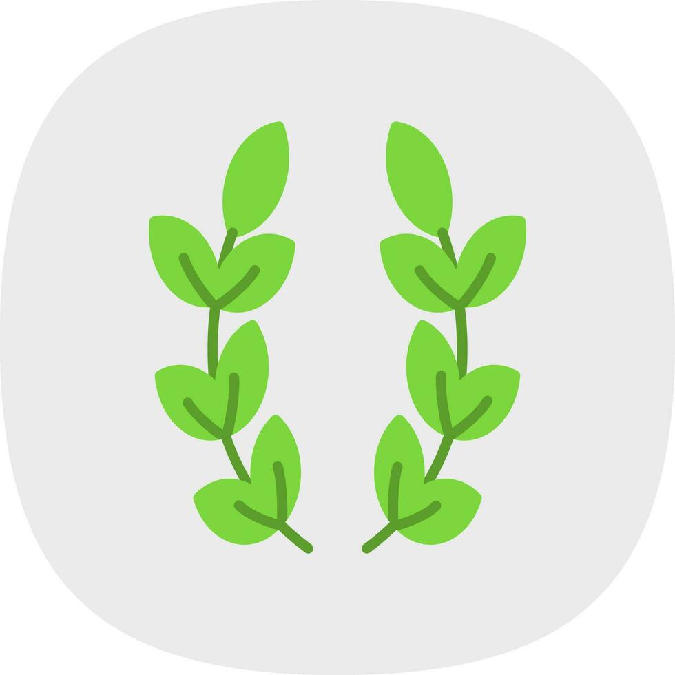 Laurel Vector Icon Design