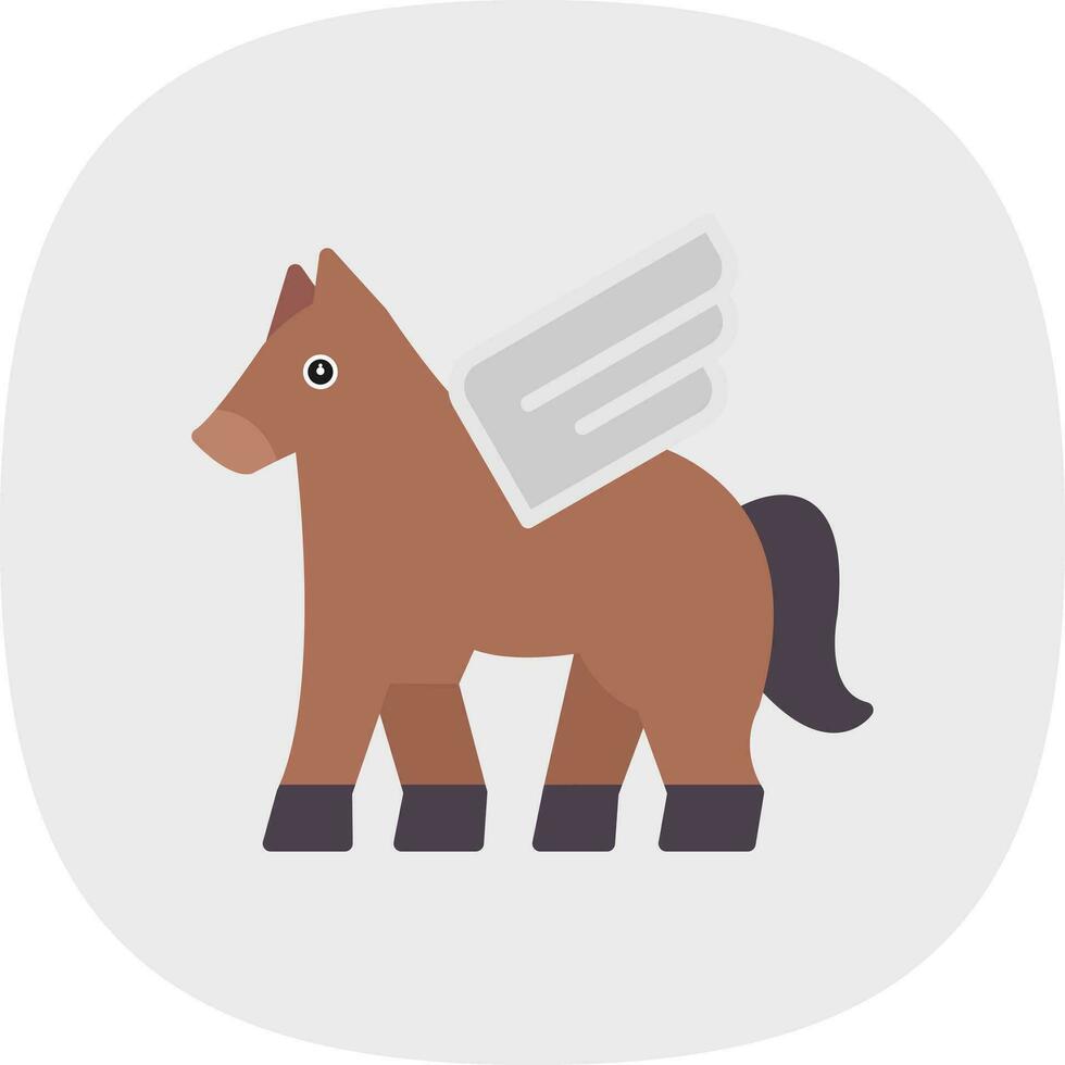 Pegasus Vector Icon Design