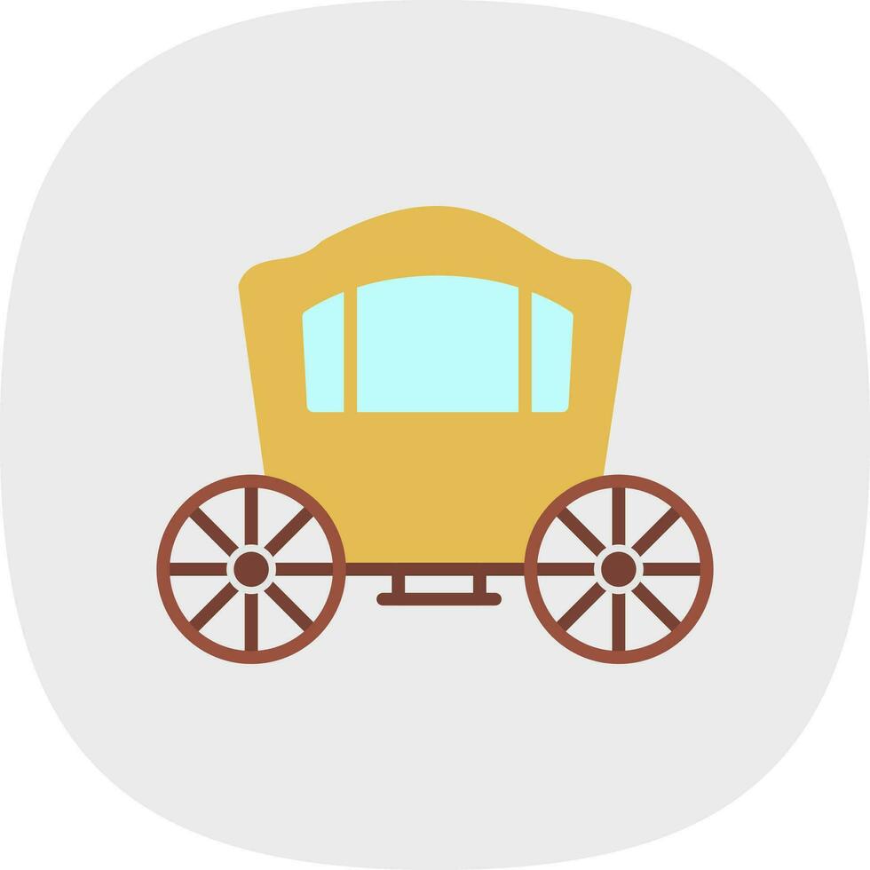 Carriage Vector Icon Design