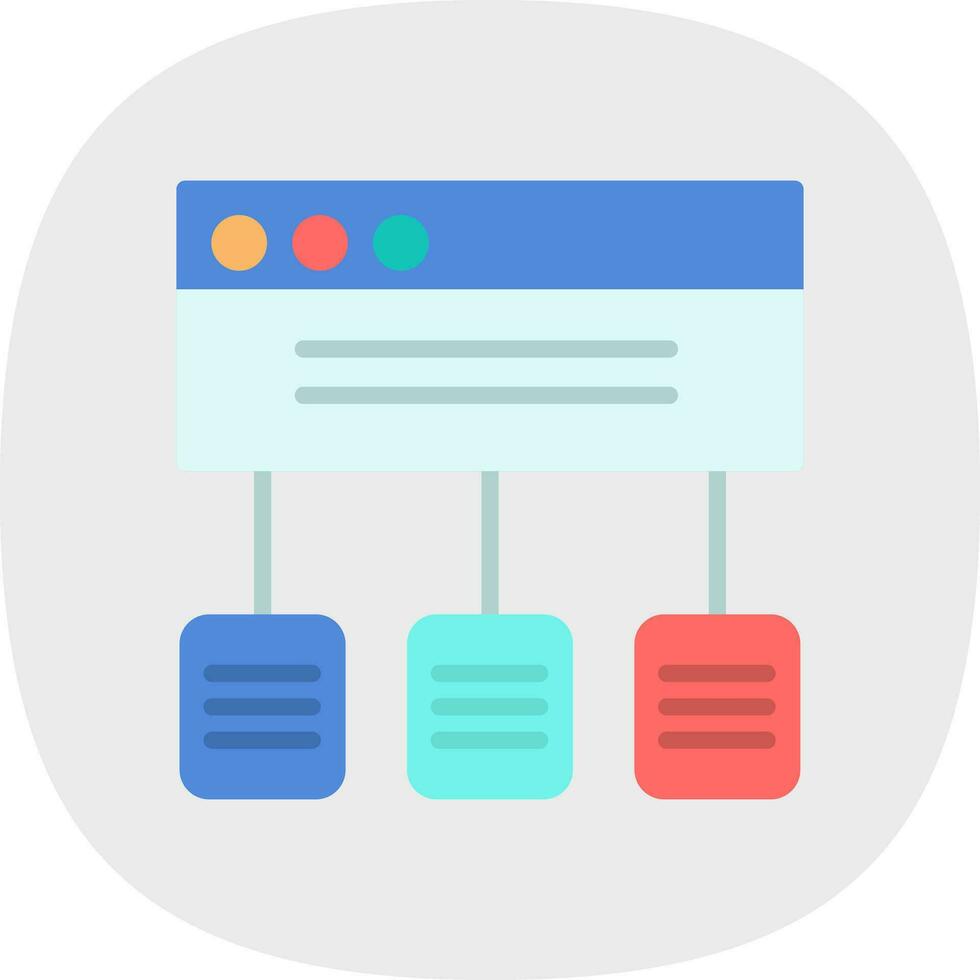 Data flow Vector Icon Design