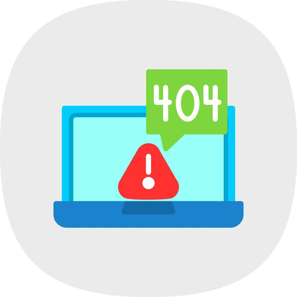 404 error Vector Icon Design