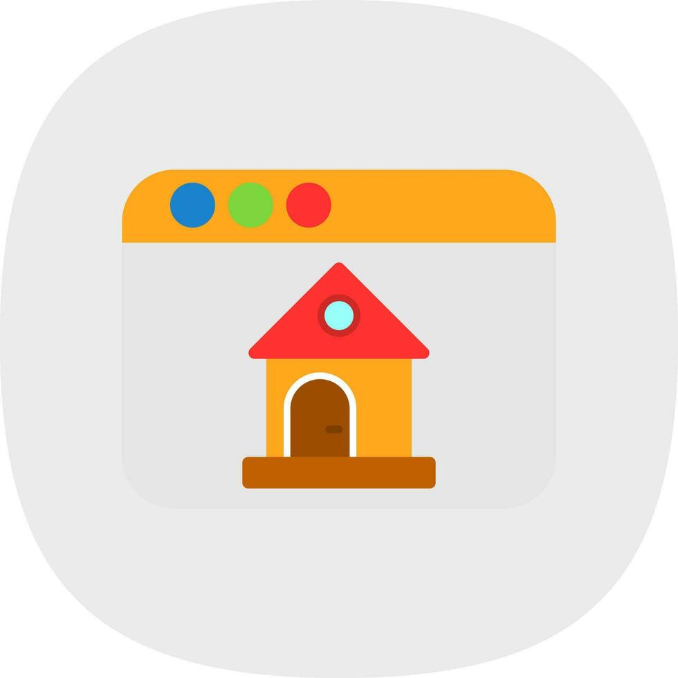 Home page Vector Icon Design