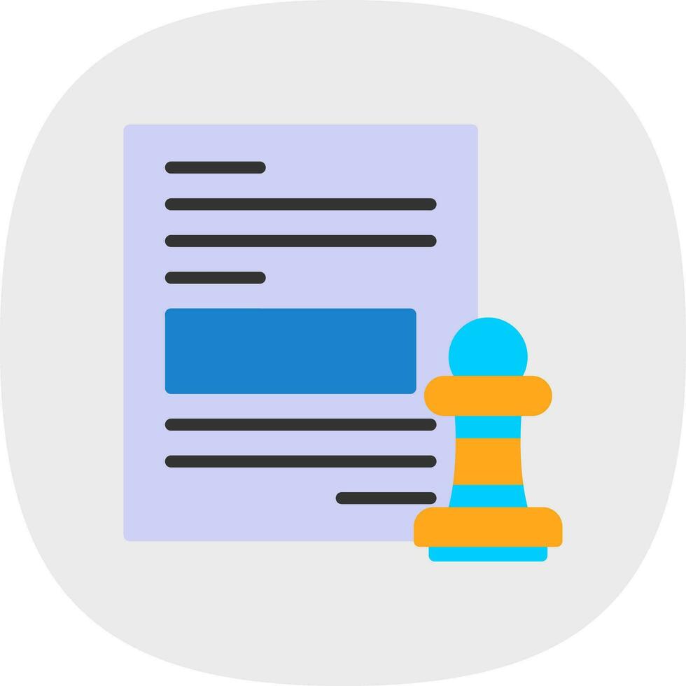 Content strategy Vector Icon Design