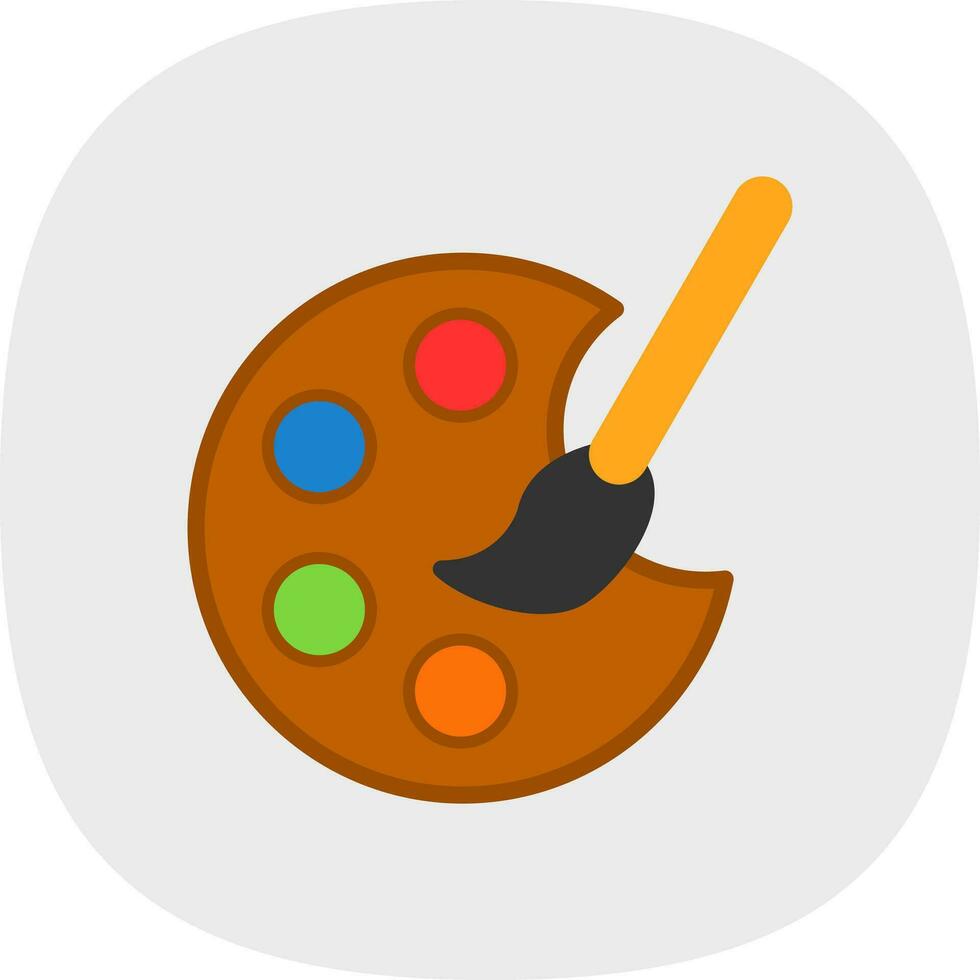 Painting Vector Icon Design