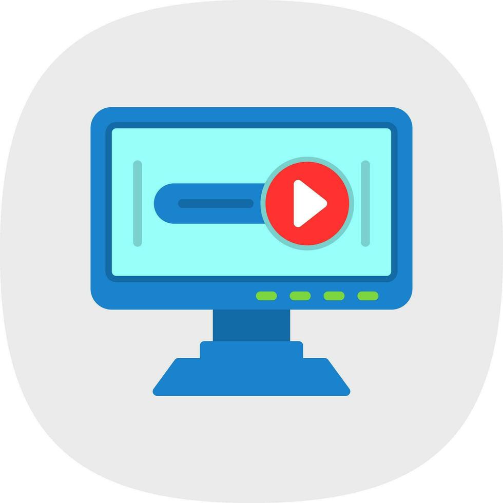 Live stream Vector Icon Design