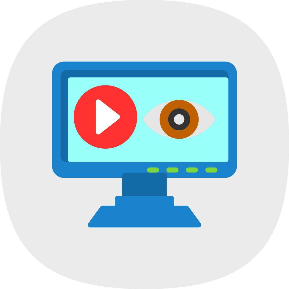 Views Vector Icon Design