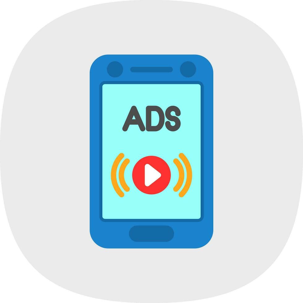 Social ads Vector Icon Design